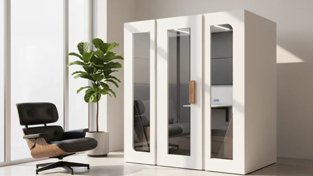 Patrones de luz y sombra en un suelo de madera por la mañana