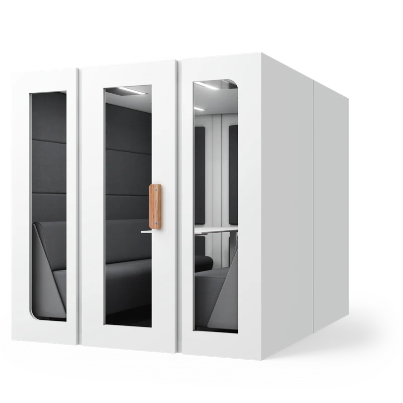 Cabina acústica Quartet Lite — 4 personas, 30 dB